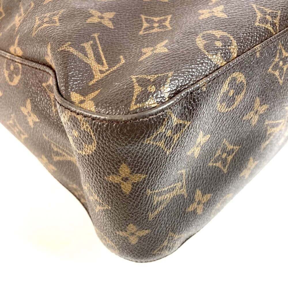 LOUIS VUITTON Authentic Brown Monogram Canvas Looping GM Shoulder Bag - Picture 7 of 16